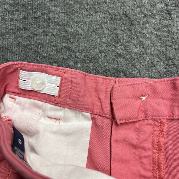 Vineyard Vines Boys Shorts Size 8 Pink Cotton Flat Front Pockets Adjustable - Picture 6 of 9